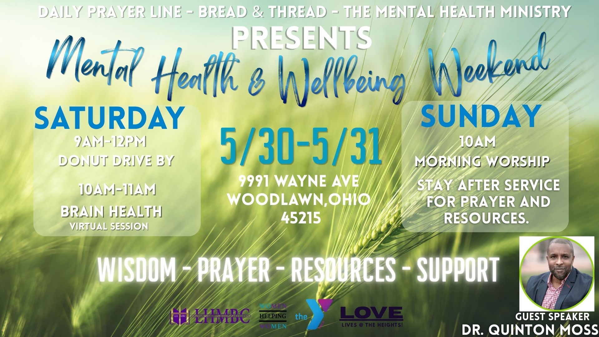Mental Health & Wellbeing Weekend at LHMBC